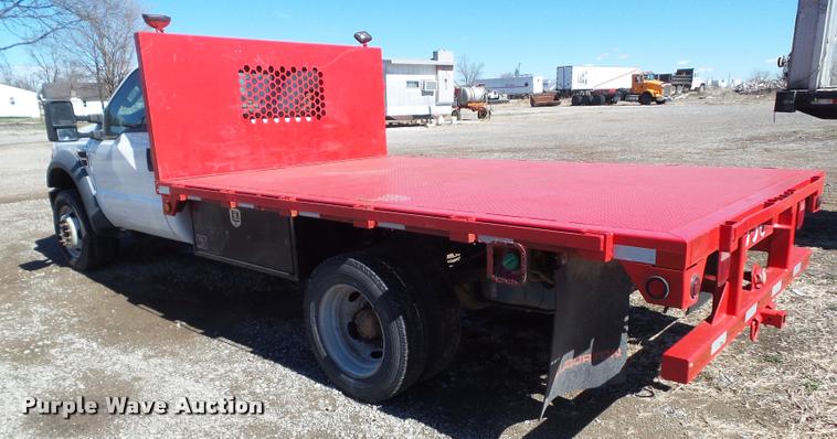 image for item CB9856 2008 Ford F450 Super Duty flatbed truck
