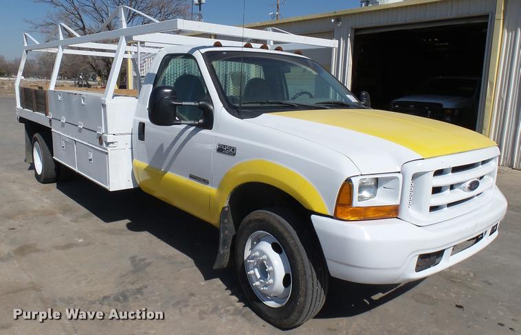 image for item DA0425 1999 Ford F450 Super Duty flatbed truck