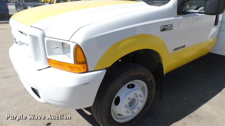 image for item DA0425 1999 Ford F450 Super Duty flatbed truck