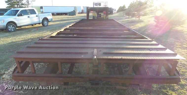 image for item DA0581 Shop built equipment trailer