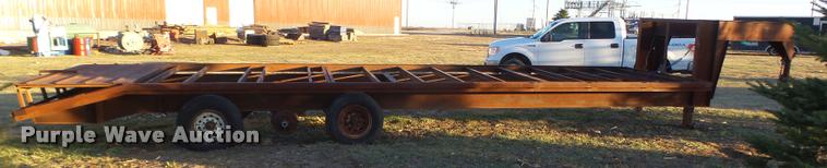 image for item DA0581 Shop built equipment trailer