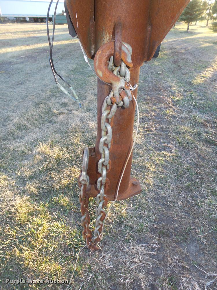 image for item DA0581 Shop built equipment trailer