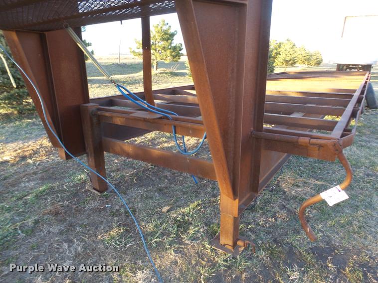 image for item DA0581 Shop built equipment trailer