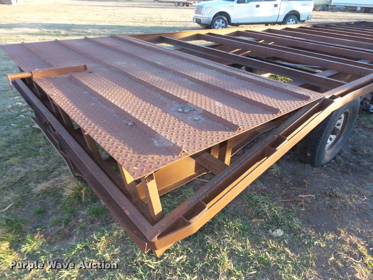 image for item DA0581 Shop built equipment trailer