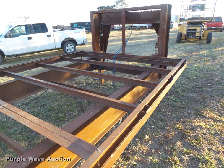 image for item DA0581 Shop built equipment trailer