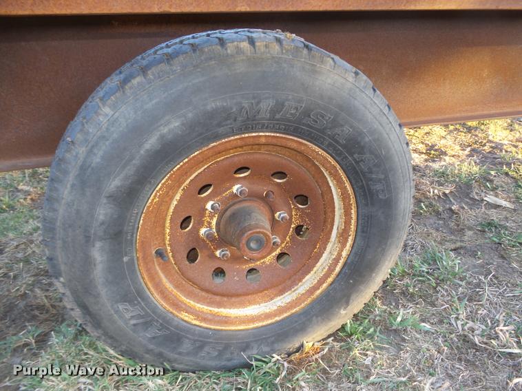 image for item DA0581 Shop built equipment trailer