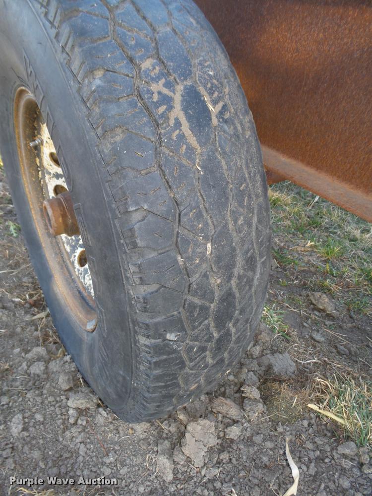 image for item DA0581 Shop built equipment trailer