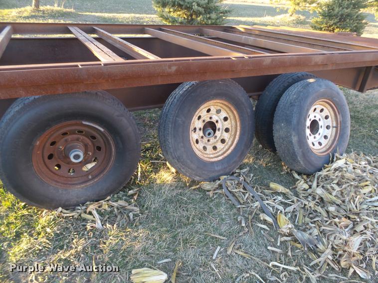 image for item DA0581 Shop built equipment trailer