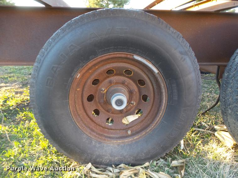 image for item DA0581 Shop built equipment trailer