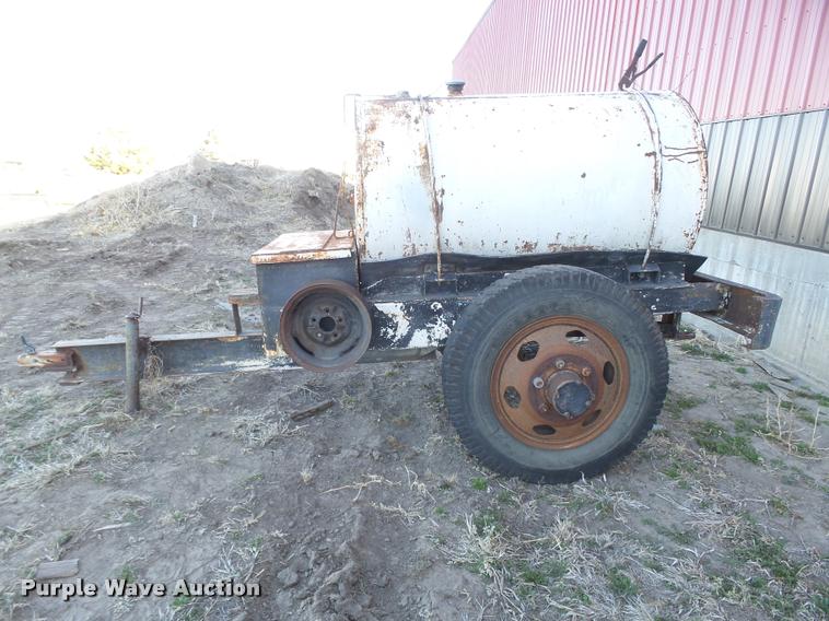 image for item DA0585 Shop built tank trailer