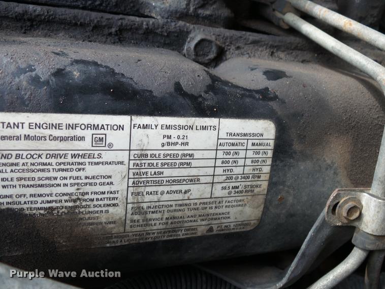 image for item DA2541 1993 Chevrolet Silverado 3500 flatbed pickup truck