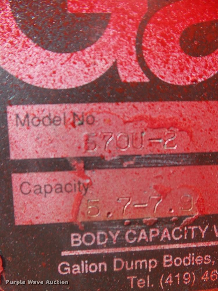 image for item DA2545 1996 International 4900 dump truck