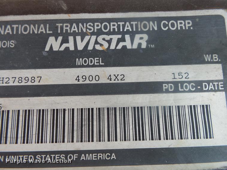 image for item DA2545 1996 International 4900 dump truck