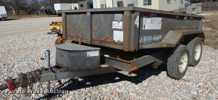 image for item DA2553 2001 Bri-Mar end dump trailer