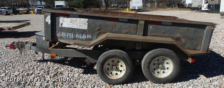 image for item DA2553 2001 Bri-Mar end dump trailer