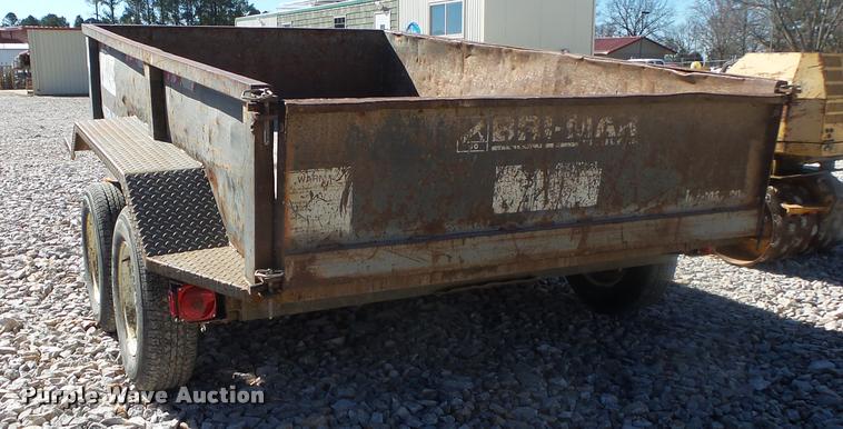 image for item DA2553 2001 Bri-Mar end dump trailer