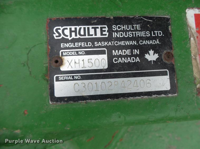 image for item DA3348 Schulte XH1500 batwing rotary mower