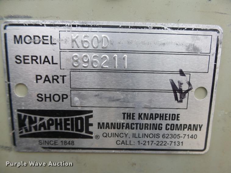 image for item DA7430 Knapheide K60D utility bed