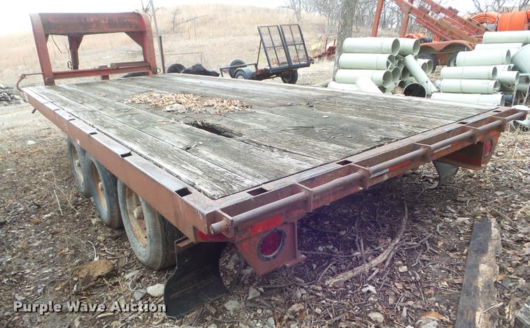 image for item DA7747 1977 Hillsboro equipment trailer