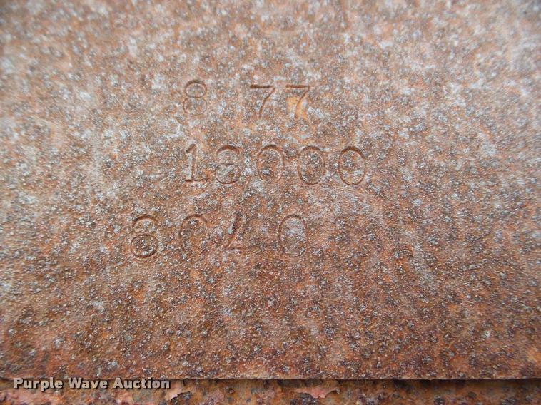 image for item DA7747 1977 Hillsboro equipment trailer