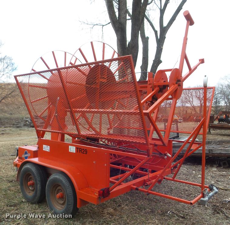 image for item DA7748 1997 Stewart & Stevenson GE93 Figure 8 fiber optic reel carrier