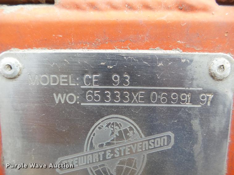 image for item DA7748 1997 Stewart & Stevenson GE93 Figure 8 fiber optic reel carrier