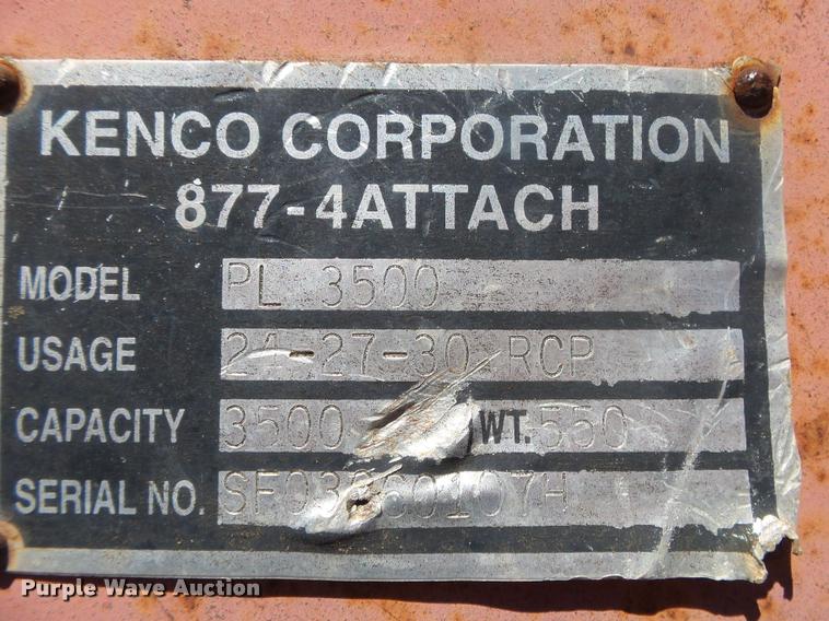 image for item DA9001 Kenco PL3500 pipe clamp