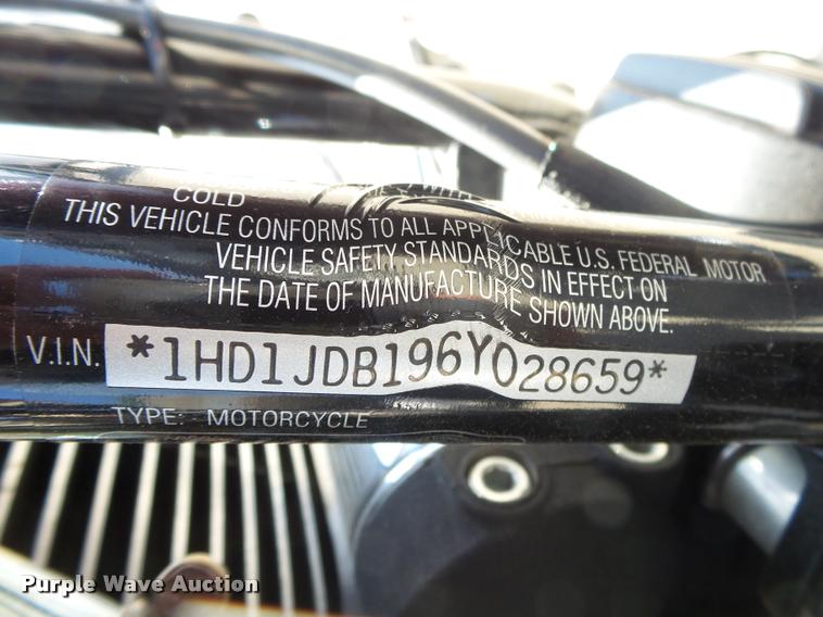 image for item DA9012 2006 Harley Davidson Softail Deluxe motorcycle