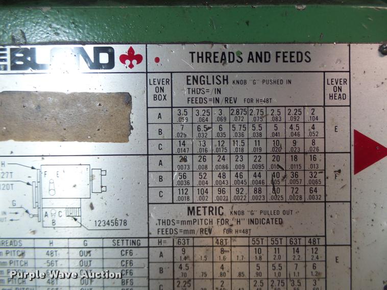 image for item DA9376 Regal 15C-5 metal lathe