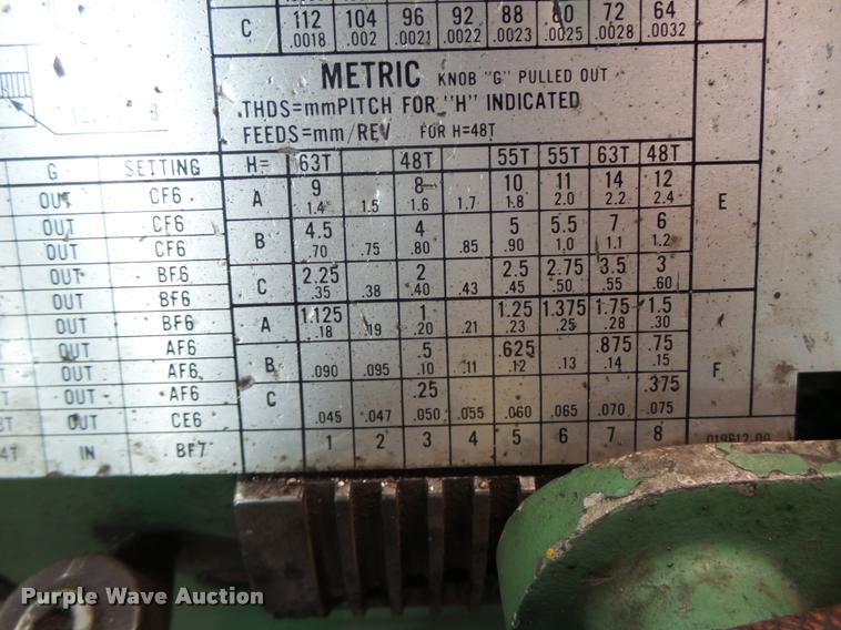 image for item DA9376 Regal 15C-5 metal lathe