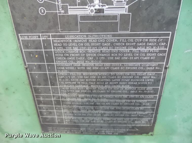 image for item DA9376 Regal 15C-5 metal lathe