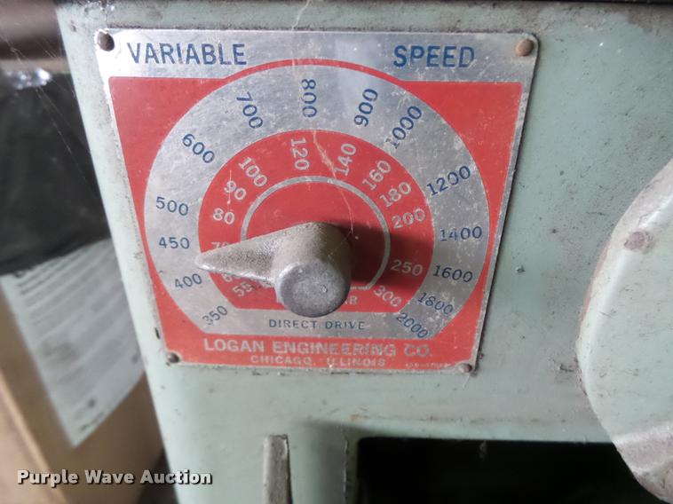 image for item DA9379 Logan metal lathe