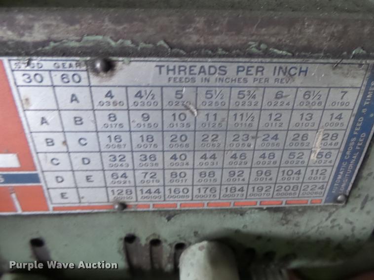 image for item DA9379 Logan metal lathe