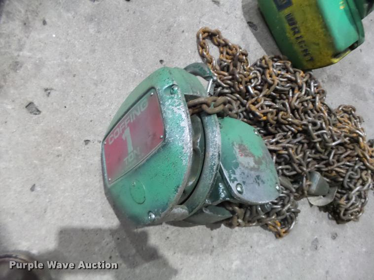 image for item DA9383 Approximately 12 chain hoists