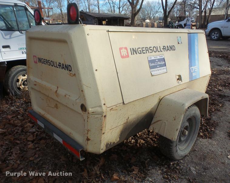 image for item DB0693 Ingersoll Rand 175 air compressor