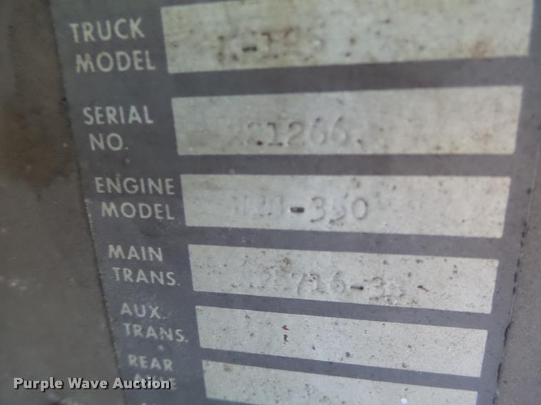 image for item DB1266 1973 Kenworth K185 semi truck
