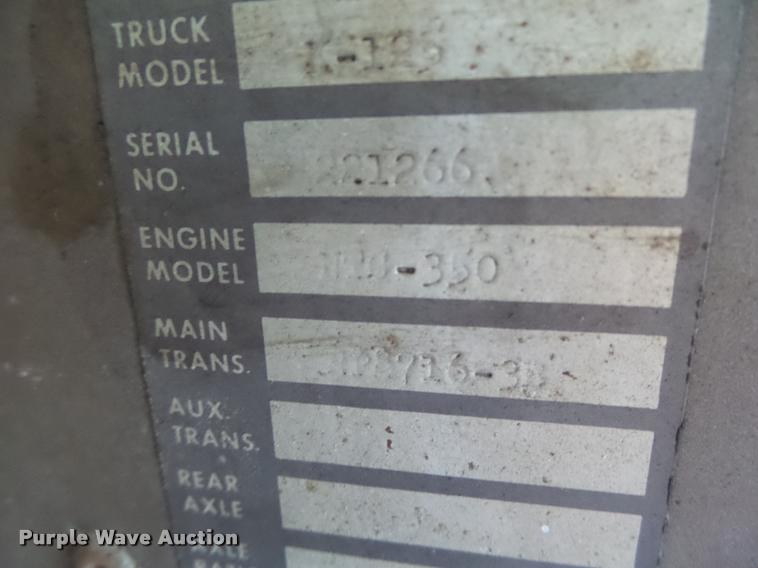 image for item DB1266 1973 Kenworth K185 semi truck