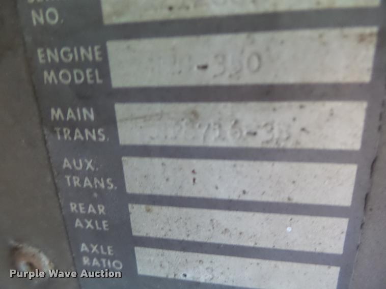 image for item DB1266 1973 Kenworth K185 semi truck