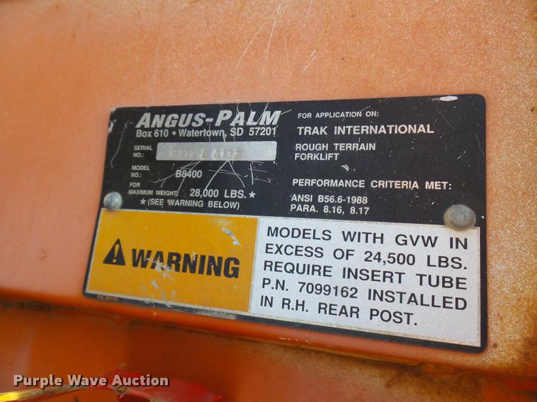 image for item DB2430 1999 Sky Trak 10054 telehandler