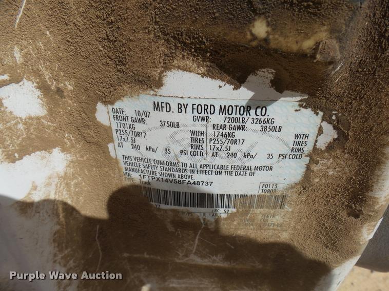 image for item DB2434 2008 Ford F150 SuperCab pickup truck