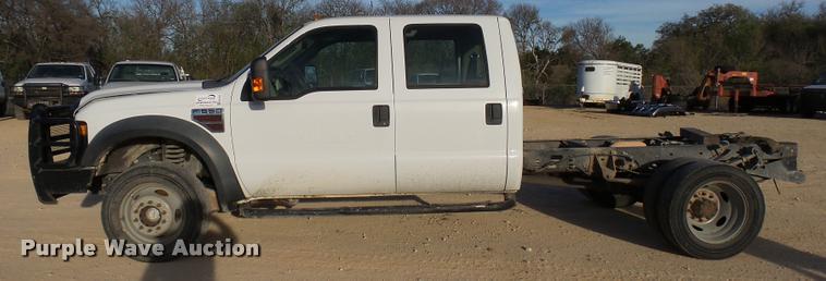 image for item DB2435 2009 Ford F550 Super Duty XL Crew Cab truck cab and chassis