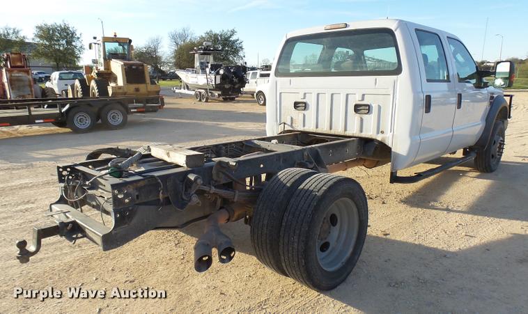 image for item DB2435 2009 Ford F550 Super Duty XL Crew Cab truck cab and chassis