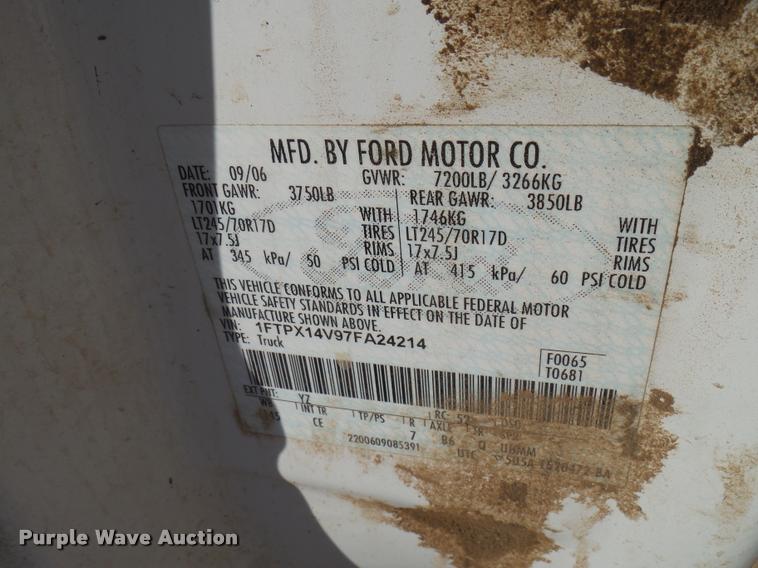 image for item DB2441 2007 Ford F150 SuperCab pickup truck