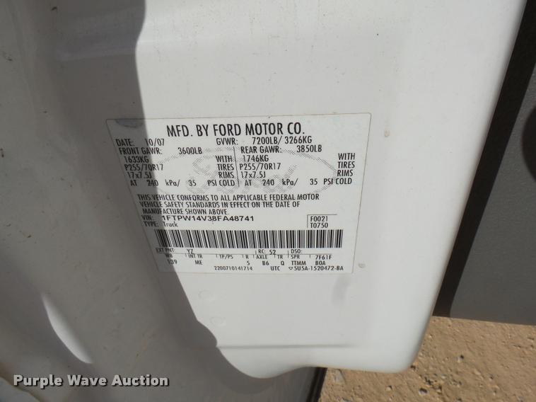 image for item DB2455 2008 Ford F150 SuperCrew pickup truck