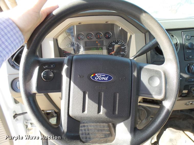 image for item DB2457 2008 Ford F350 Super Duty XL Crew Cab utility bed pickup truck