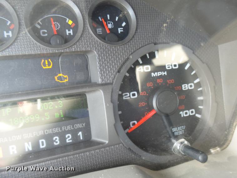 image for item DB2457 2008 Ford F350 Super Duty XL Crew Cab utility bed pickup truck