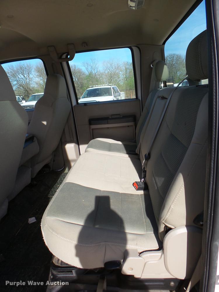 image for item DB2457 2008 Ford F350 Super Duty XL Crew Cab utility bed pickup truck