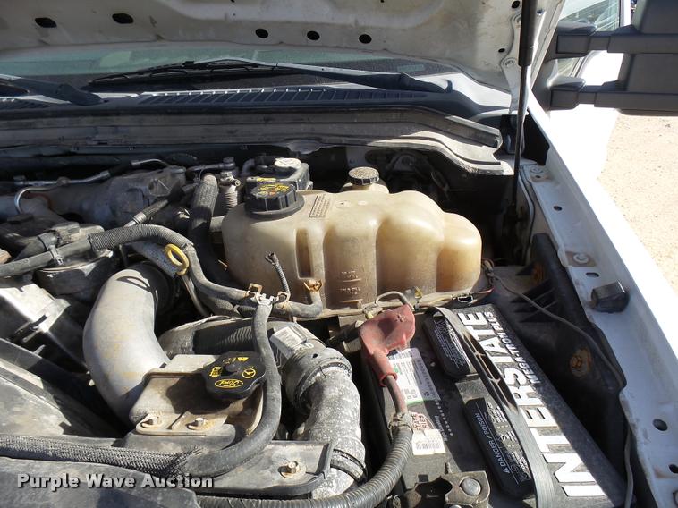 image for item DB2457 2008 Ford F350 Super Duty XL Crew Cab utility bed pickup truck