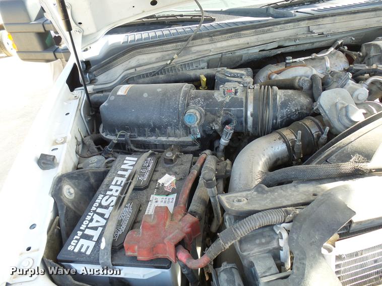 image for item DB2457 2008 Ford F350 Super Duty XL Crew Cab utility bed pickup truck