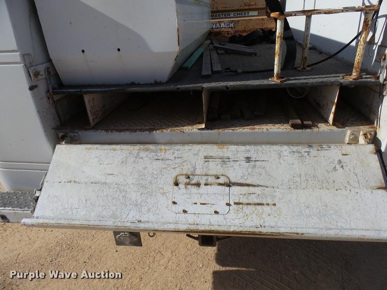 image for item DB2457 2008 Ford F350 Super Duty XL Crew Cab utility bed pickup truck